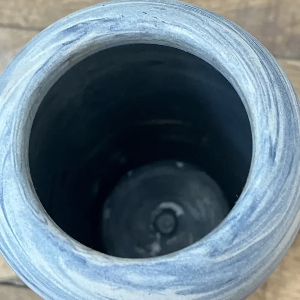 Studio Art Pottery Clay Vase 8
